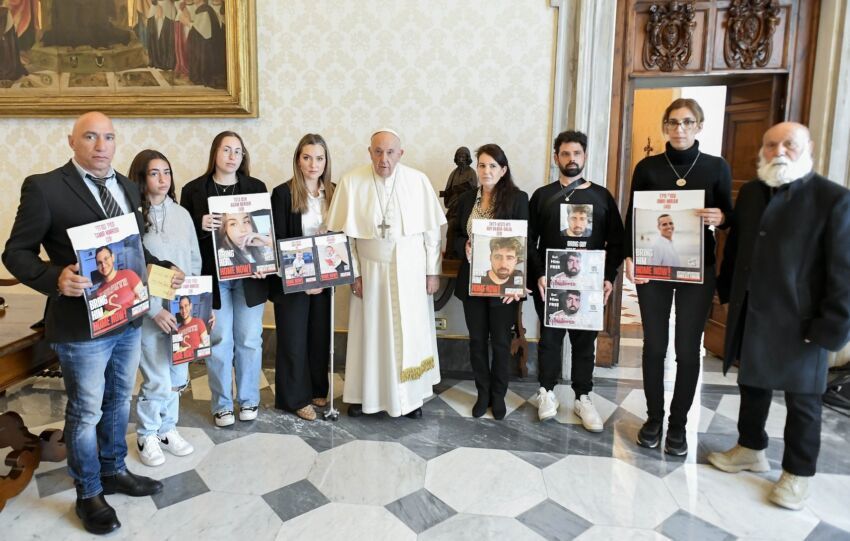 Papa Francisco rehenes israelíes