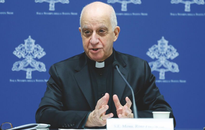 Arzobispo Rino Fisichella