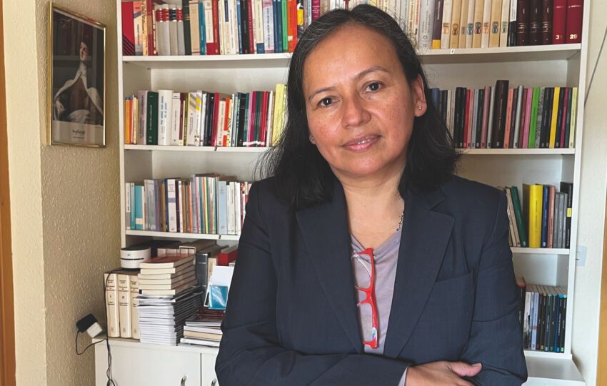 Tania Quilambaqui es sierva seglar de Jesucristo Sacerdote en Madrid