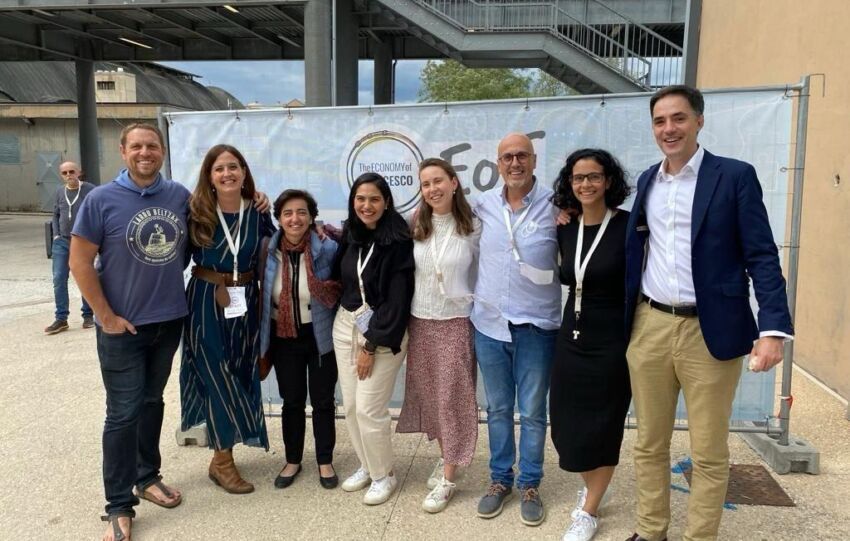 Miembros del HUB de la Economía de Francisco de España en Asís