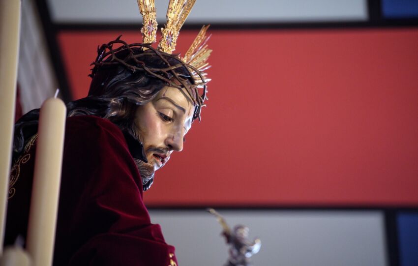Cristo del Rescate en la parroquia trinitaria de Granada