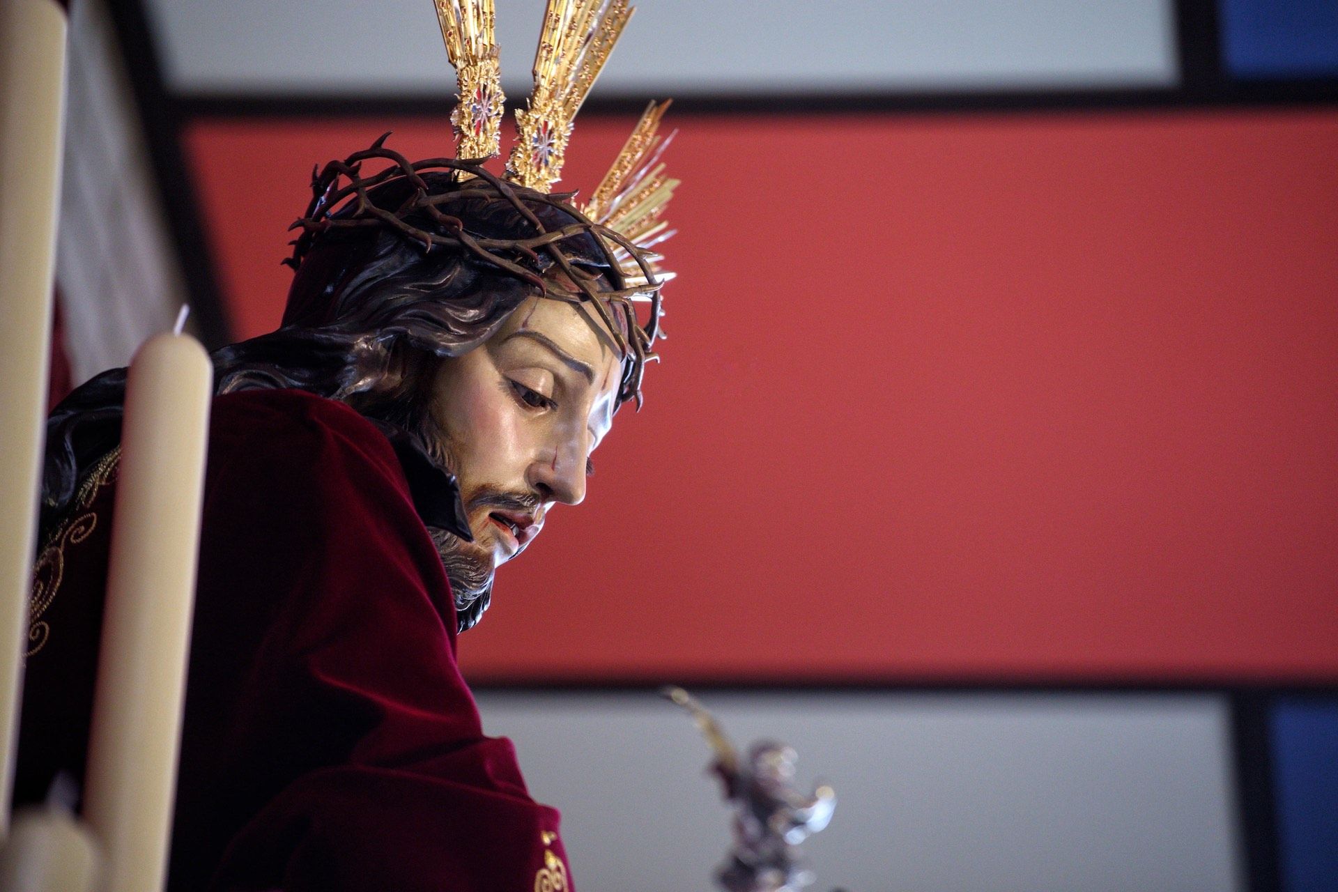 Cristo del Rescate en la parroquia trinitaria de Granada