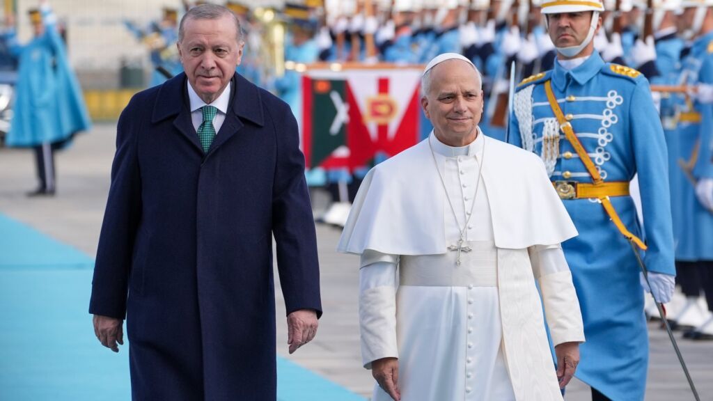 El Papa con Erdogan