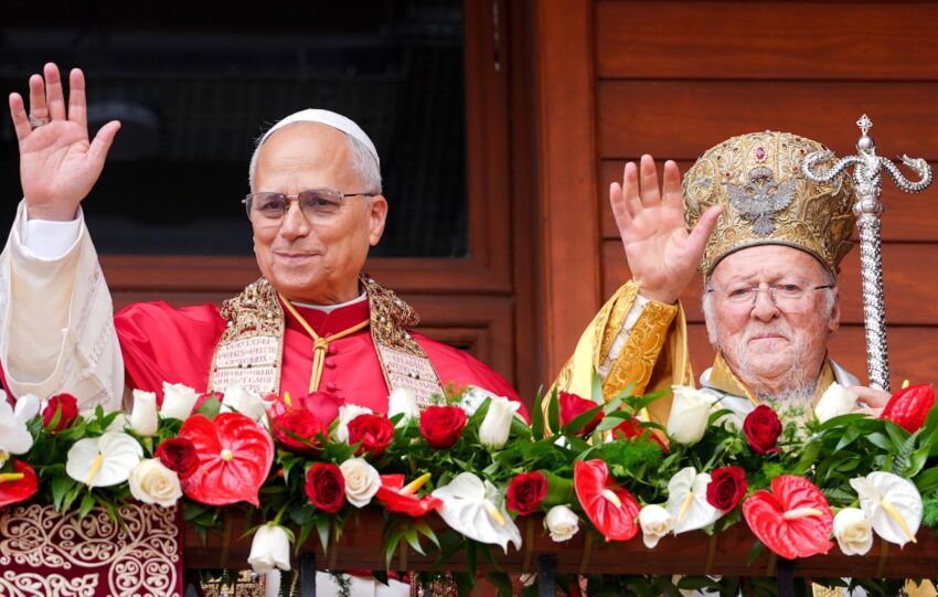 Papa León y Patriarca Bartolomé