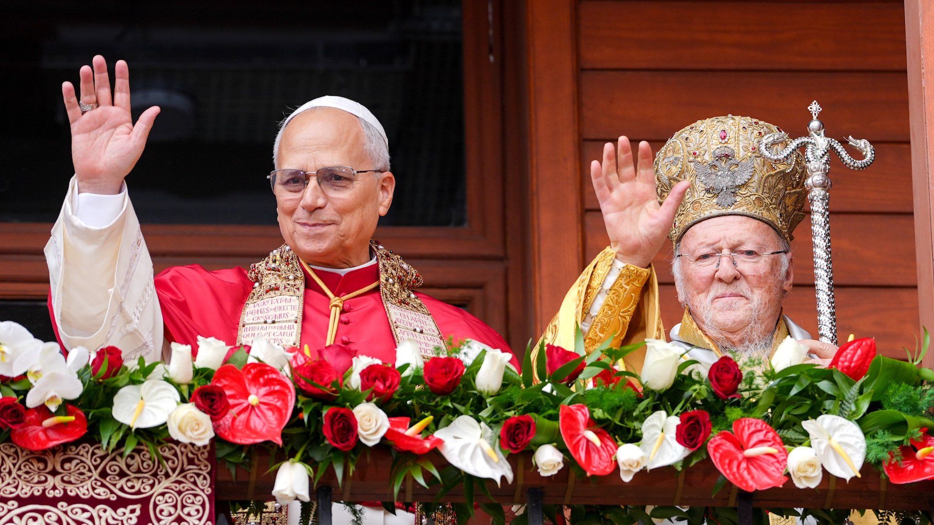 Papa León y Patriarca Bartolomé