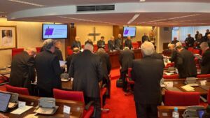 León XIV mantendrá durante su visita a España un encuentro con los obispos en la sede de la Conferencia Episcopal