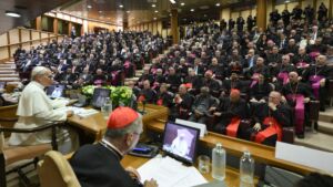 Presentación de la encíclica. / OSV News. Simone Risoluti. Vatican Media